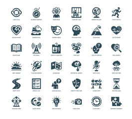 collection symbolic icons facet psychological existential themes like lack purpose life
