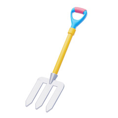 Garden Fork 3D Icon