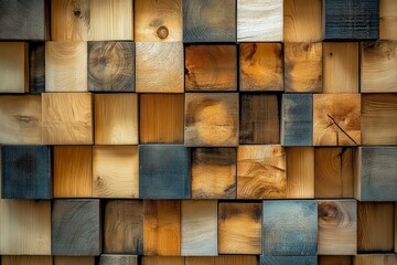 stylish background made of current wood species with natural structures