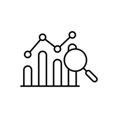 Predictive Analytics Icon vector stock illustration