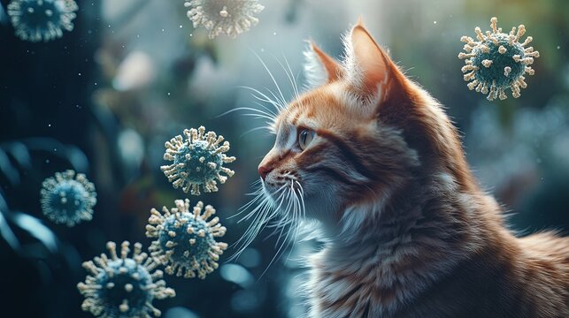 Bacteria and viruses of cat 