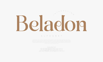 Modern serif font with minimalist curves and soft edges, ideal for branding, logos, and editorial design
