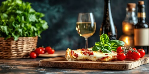 Chicken parm food banner