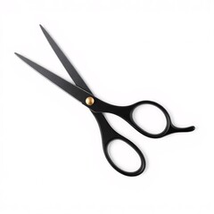 Black Scissors: Versatile Cutting Tool for Office, Crafting, and School Supplies