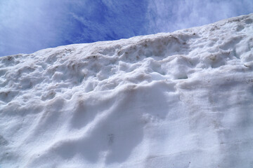 志賀草津高原ルートの雪の回廊