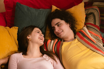 Couple Sharing an Intimate and Tender Moment Together