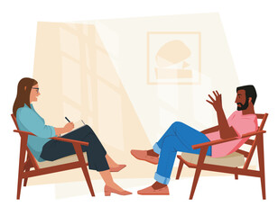 Psychotherapy session or consultation.