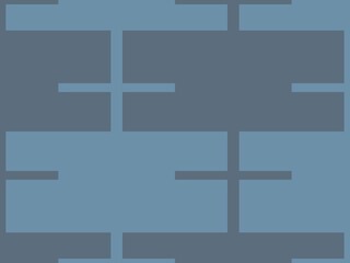 Obraz premium An abstract background with a repeating geometric pattern. A simple design of rectangular shapes and lines in two shades of blue, creating a subtle, structured visual.