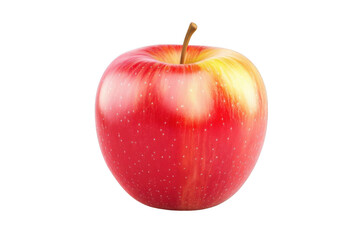Inspect a Red Apple with Black Background in Freshness Concept Theme