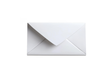 Closed white envelope presents the surprise mail with minimalist theme.
