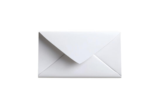 Closed white envelope presents the surprise mail with minimalist theme.