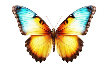 Observe Butterfly's Wing Details Featuring Brilliant Colors and Exquisite Details