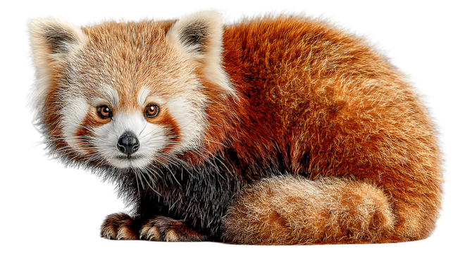 Red Panda Portrait Cute Animal Wildlife Image Fluffy Fur Wildlife Photography
