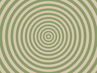 An abstract background with a hypnotic pattern of concentric circles.  Two shades of green create the striped effect.