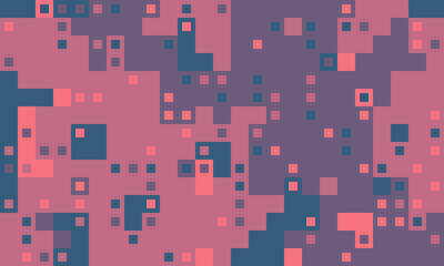 Abstract pixel art background.  A dynamic, textured design in muted pinks and blues, perfect for tech, websites, or modern presentations.