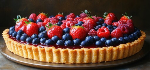 A Delicious Berry Tart: A Summertime Delight