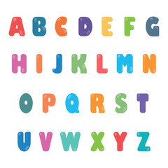 Colorful Alphabet Letters for Education
