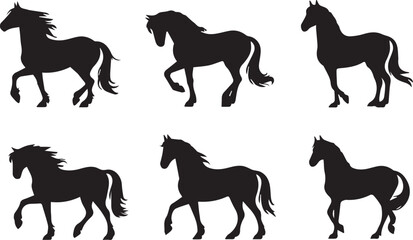 set of horses