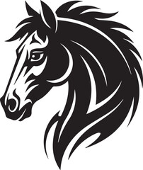 horse head silhouette