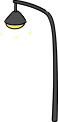Illustration of outdoor lamp
