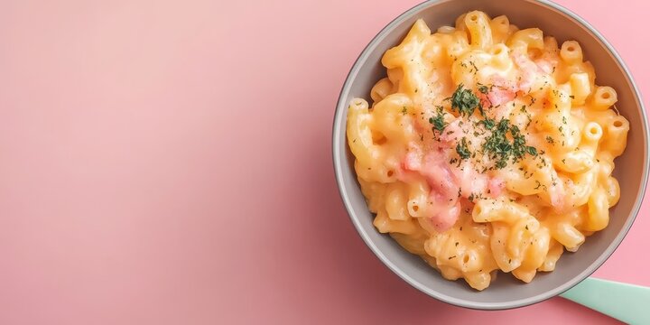 Macaroni and cheese banner