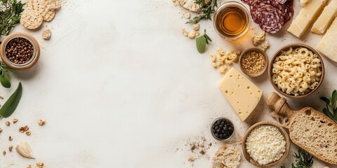 Macaroni and cheese banner
