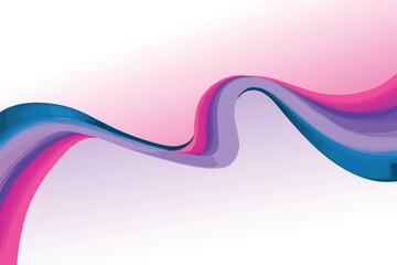 Abstract creative colorful wave background