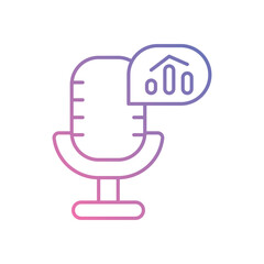 Vocalize vector icons stock illustration