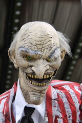 A Mannequin Head of a Scary Frightening Monster.