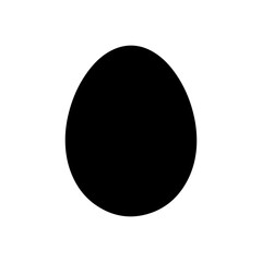dinosaur egg silhouette icon vector flat design.