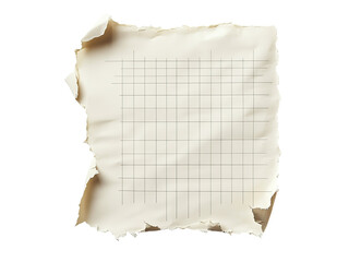 Torn graph paper
