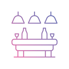 Speakeasy  vector icons stock illustration