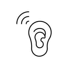 AI Whisper vector icons stock illustration