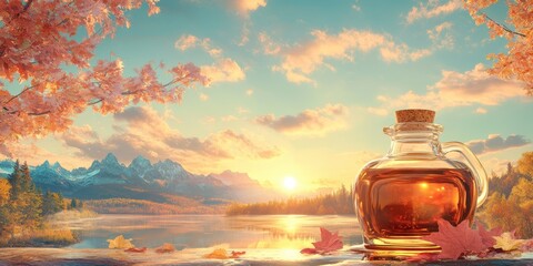 Maple syrup food banner