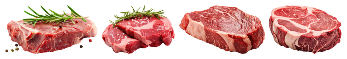 PNG Fresh raw Chuck Eye Roast Chuck Cut steak meat beef. , transparent background