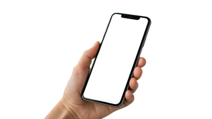 Smartphone mobile tablet technology electronic mockup empty blank holding hand finger body part human business device front view information digital presentation advertisement product sale promotion
