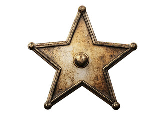 Vintage sheriff star