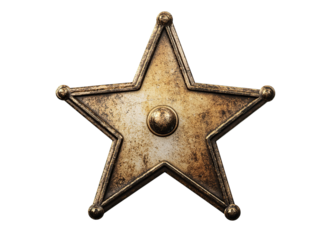 Vintage sheriff star