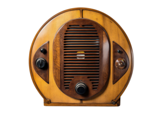 Vintage radio brown