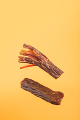 Dried beef jerky, beef strips