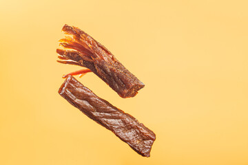Dried beef jerky, beef strips