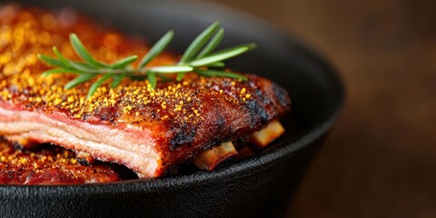 Pork ribs banner