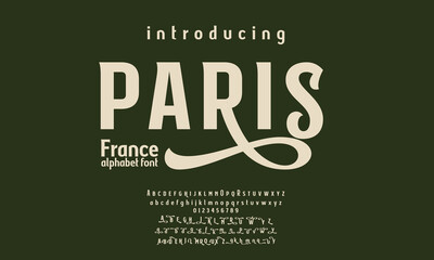 font alphabet Vintage paris france Victorian typeface decorative Font