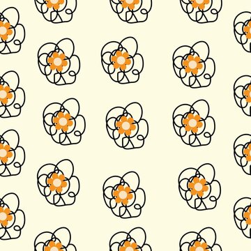 yellow flowers on yellow background .