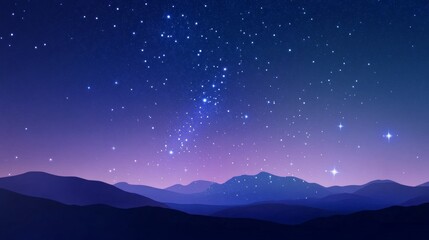 Fototapeta premium Stunning photo of the orion constellation illuminating a clear night sky with twinkling stars