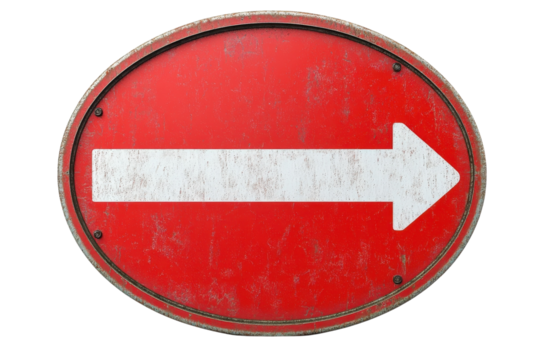 Bold Red Prohibition Sign: Stop, Warning, Danger, Alert, Isolated on White Background. Perfect for on transparent background