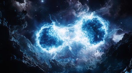 Realistic depiction of binary neutron stars in a cosmic environment with stellar debris interaction