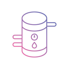 Thermal Energy Storage vector icons stock illustration