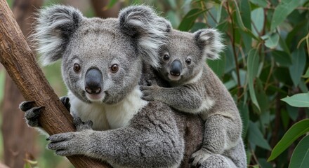 Fototapeta premium koala on tree