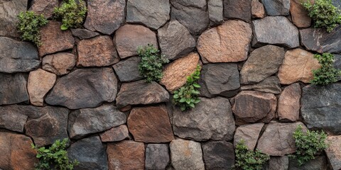 Obraz premium Stone walls banner